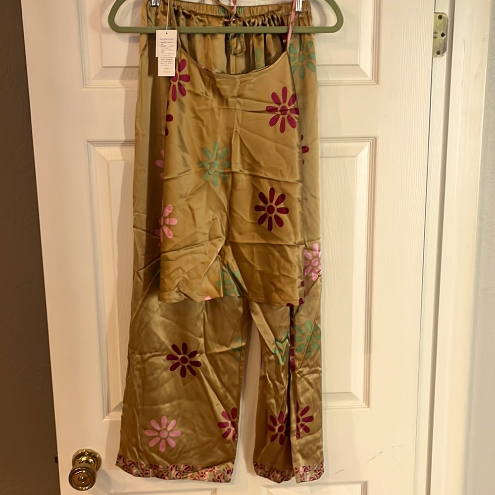Silk pajamas